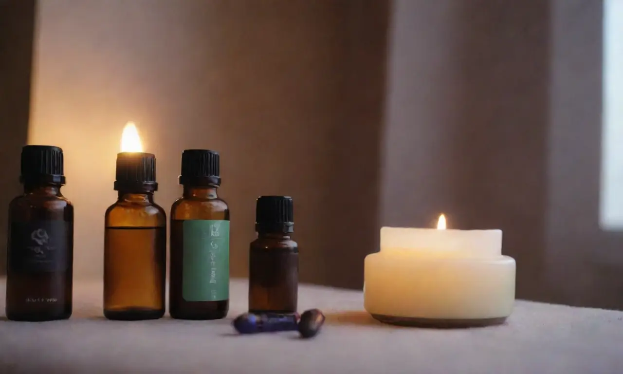 Couleurs apaisantes et huiles essentielles pour un rituel de bien-être